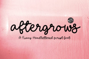 Aftergrows: A Chic Script Font for Bold Campaigns
