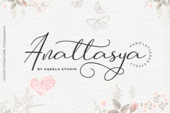 Anattasya: A Fresh and Beautiful Script Font for Web Design
