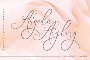 Angela Aiglory: A Calligraphy Script for Elegant Branding