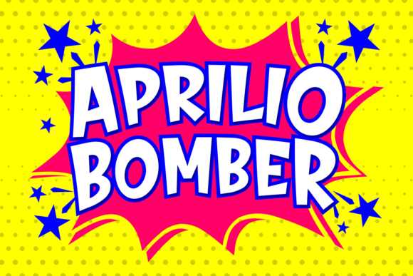 Aprilio Bomber: A Striking Script Font for Bold Campaigns