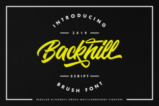 Backhill: A Bold Display Font for Memorable Branding