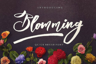 Blomming: A Versatile Handwritten Brush Font for Creative Projects