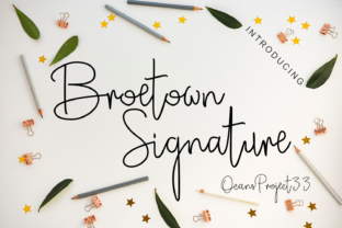 Broetown Signature: A Stylish Font for Modern Web Design