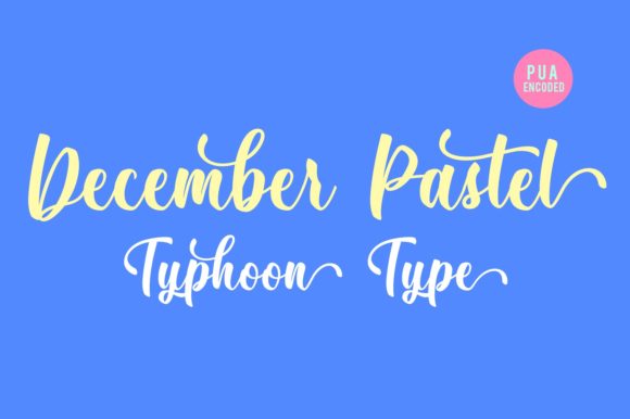 December Pastel: A Striking Script Font for Web Design