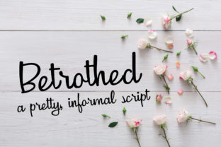 Discover Betrothed: A Charming Script Font for Web Design