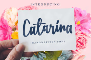Elevate Your Brand with Catarina: A Classy Handwritten Font