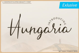 Elevate Your Brand with Hungaria: A Premium Script Font