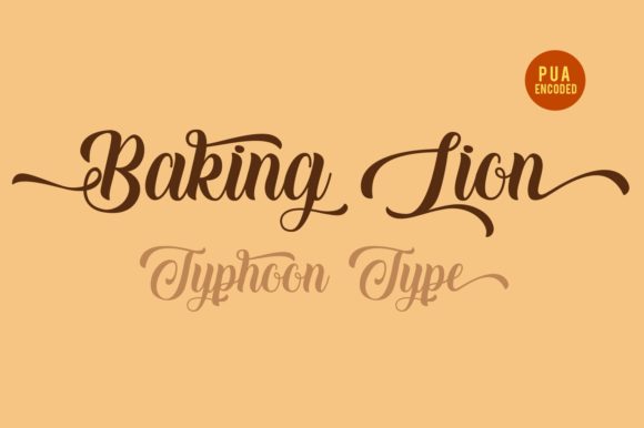 Elevate Your Editorial Design with Baking Lion Font