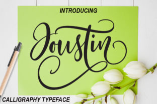 Elevate Your Web Design with Joustin: A Classy Calligraphy Font