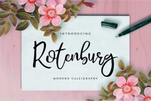 Enhance Your Campaigns with Rotenburg: A Modern Calligraphy Font