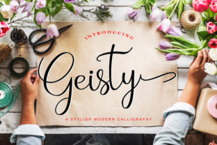 Geisty: A Modern Calligraphy Script for Stylish Branding