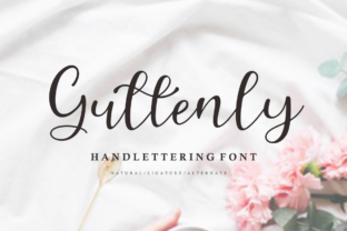 Guttenly: A Script Amp Font for Creative Projects