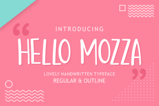 Hello Mozza: A Handwritten Font for Creative Web Design