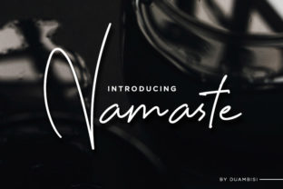Namaste: A Script Font for Elegant Editorial Design