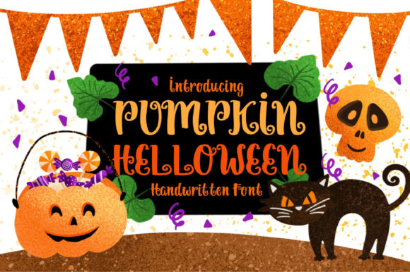 Pumpkin Helloween: The Spooky Typeface for Your Next Design