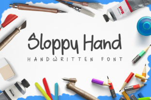Sloppy Hand: A Playful Font for Editorial Design
