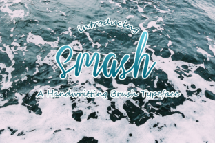 Smash: A Handwritten Script Font for Modern Web Design