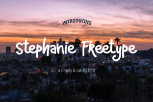 Stephanie Freetype: A Handwritten Font for Modern Web Design
