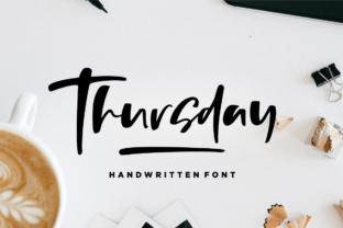 Thursday: A Fresh and Modern Hand-Lettering Typeface