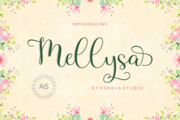 Transform Your Brand with Mellysa: A Modern Calligraphy Font