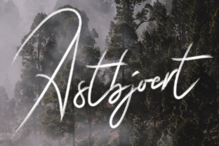 Unleash Creativity with Astbjoert: A Versatile Brush Font