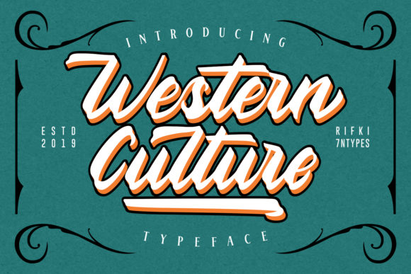 Western Culture: The Bold Font for Eye-Catching Campaigns