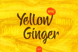 Yellow Ginger: A Handwritten Script for Creative Branding